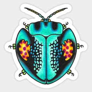 UFO Beetle Sticker